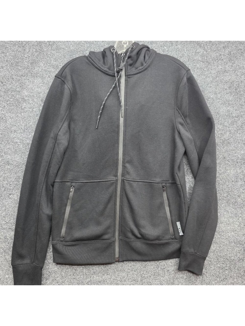 Aéropostale Full Zip Fleece Hoodie S Black Athleisure Streetwear Layer Gorpcore